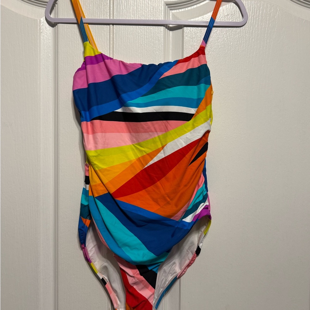 La Blanca Kids One Piece in Multicolor Stripes